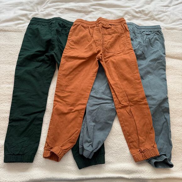 H&M Boys Cotton Pull-On Jogger Pants Bundle Elastic Drawstring Waist Size 6X-7 - Picture 2 of 6